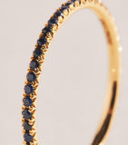 Anita Ko yellow gold sapphire eternity ring (British brand)