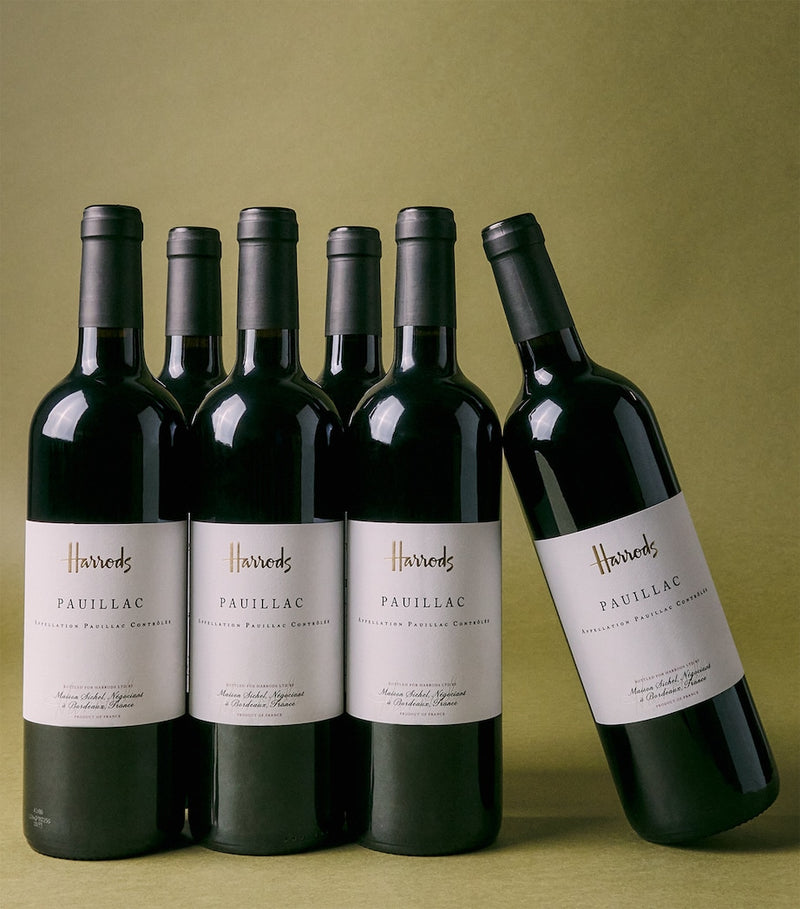 Harrods Pauillac Bordeaux red wine 12 bottles, UK version