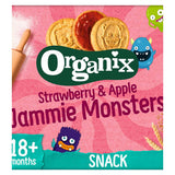 Organix Jammie Monsters Organic Jam Toddler Snack Biscuits Multipack 8x8g - McGrocer