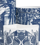 Fornasetti ceramic scented candles set of three with fruity fragrance, 2.35kg - British product