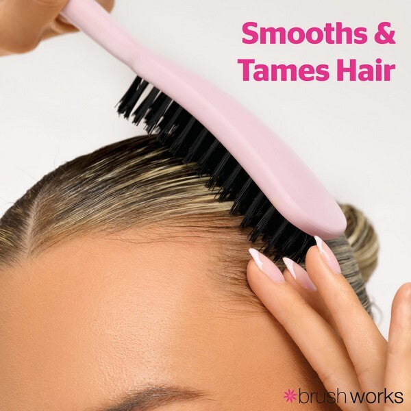 Brushworks Slick Back Bristle hair brush styling tool (British brand)