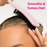 Brushworks Slick Back Bristle hair brush styling tool (British brand)