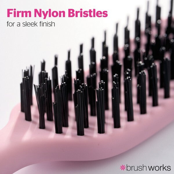 Brushworks Slick Back Bristle hair brush styling tool (British brand)