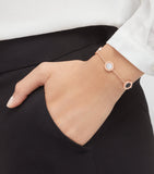 Bvlgari BVLGARI rose gold bracelet mother-of-pearl onyx - British product