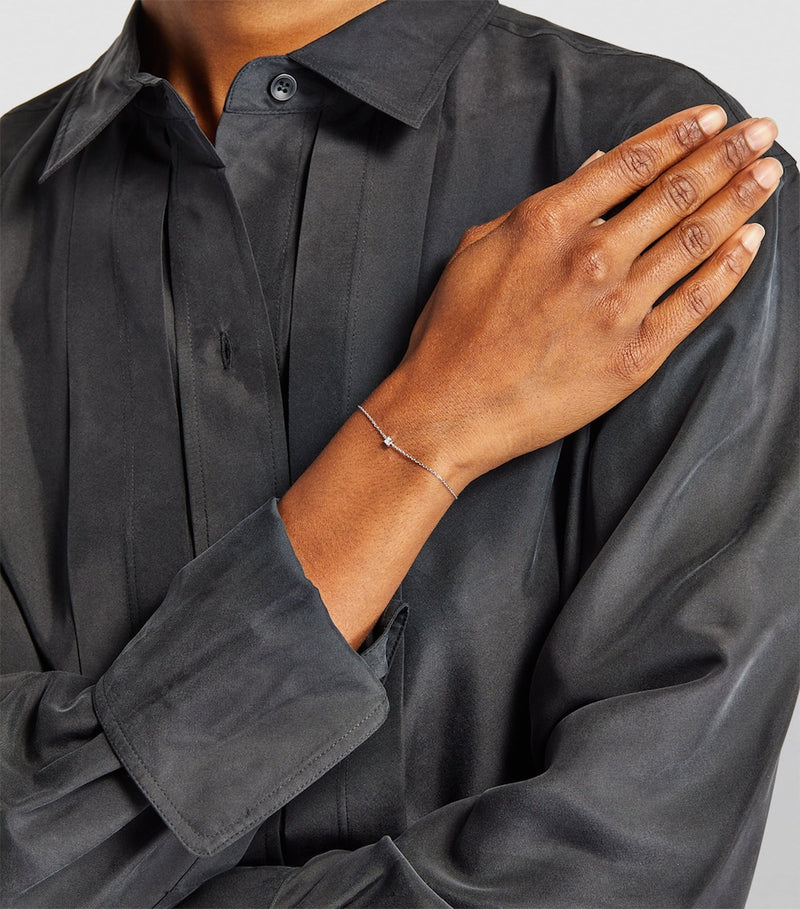 Redline white gold diamond Princesse bracelet, imported from the UK