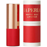 La Perla matte silk lipstick 103 Coral Red 3.5g, imported from the UK