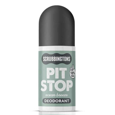 Superdrug Scrubbingtons Pit Stop Natural Deodorant Ocean Breeze 75ml- Buy online at McGrocer