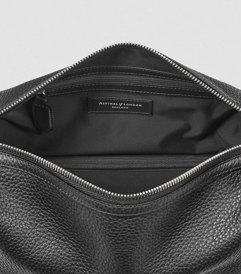 Aspinal of London leather reporter wash bag - British product