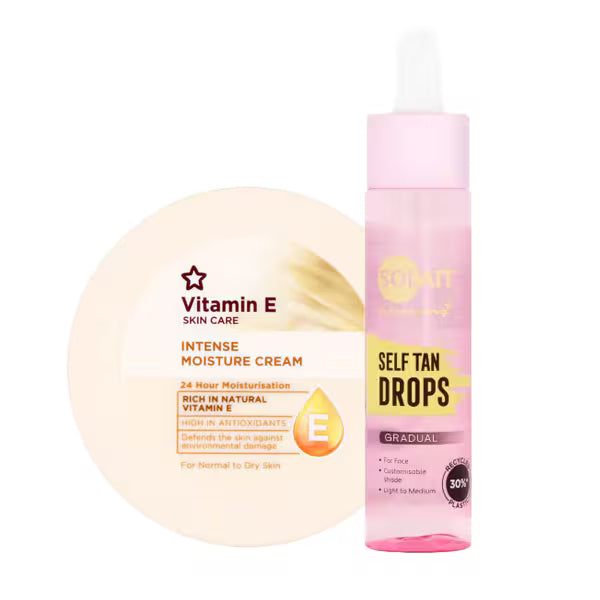 Solait Instant Tan Bundle Medium 150ml 100ml (British brand)