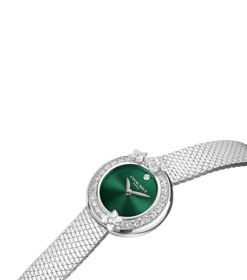 Chaumet Hortensia watch 22.4mm with diamonds, imported from the UK