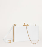 Dolce&Gabbana calfskin leather top-handle bag with gold hardware, imported from the UK