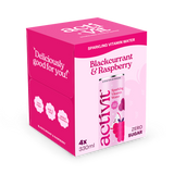 Holland & Barrett Activit Sparkling Vitamin Water Blackcurrant & Raspberry 4 x 330 ml- Buy online at McGrocer