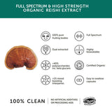 Together Health reishi mushroom extract 60 capsules, imported from the UK