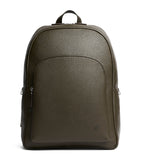 Carl Friedrik Ayrton grained leather backpack (British brand)