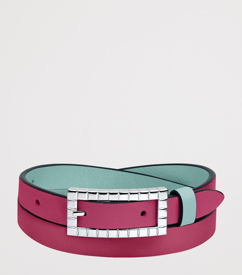 Chopard Ice Cube reversible leather bracelet (British brand)