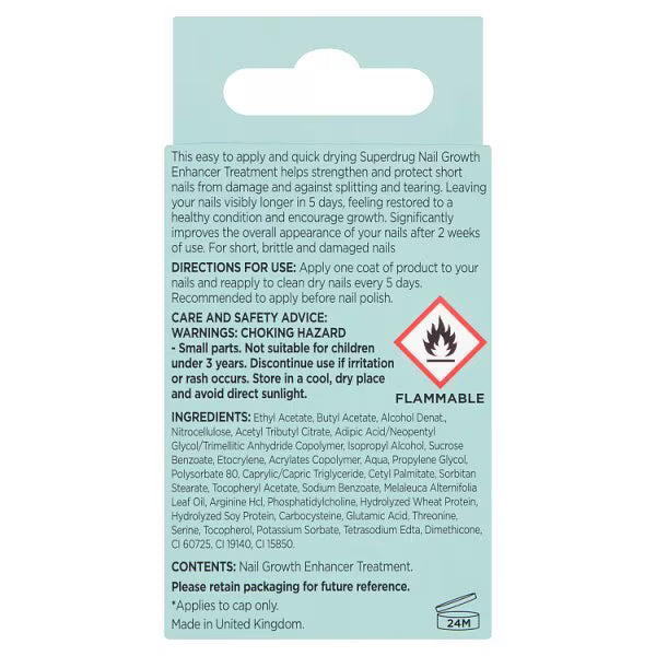 Superdrug Nail Growth Enhancer Treatment (British brand)