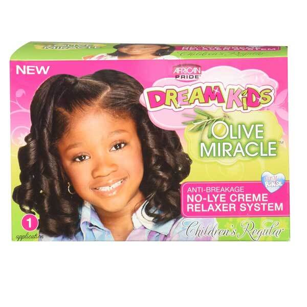 African Pride Dream Kids No Lye Creme Relaxer - British product