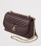 Jimmy Choo Curve quilted lambskin cross-body bag - British product