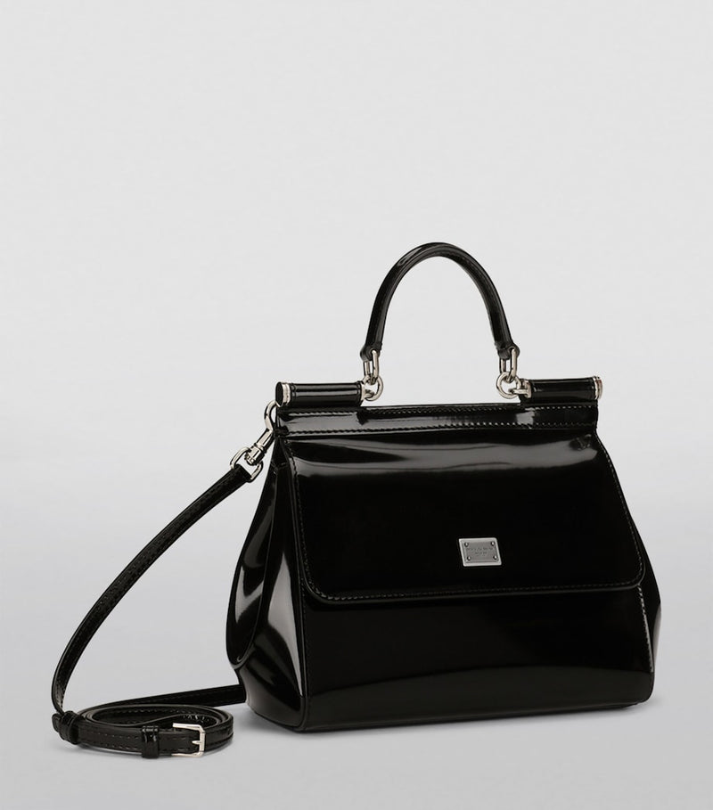 Dolce&Gabbana Sicily top-handle leather bag, UK version