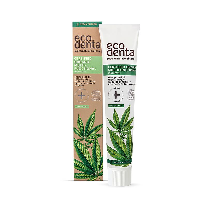 Ecodenta Certified Organic Multifunctional Toothpaste with Hemp Oil 75ml