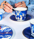 Wedgwood Renaissance teacup and saucer set of 2 (British brand)