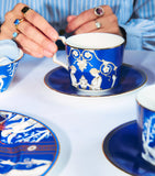 Wedgwood Renaissance teacup and saucer set of 2 (British brand)