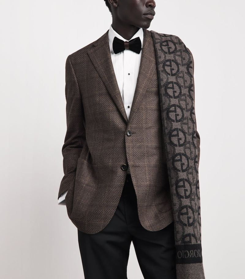 Giorgio Armani silk pre-tied bowtie (British brand)
