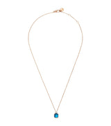 Harrods Pomellato Mixed Gold, Blue Topaz and Diamond Nudo Necklace- Buy online at McGrocer