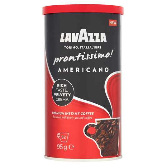 Lavazza Prontissimo! Americano Premium Instant Coffee 95g GOODS Sainsburys   