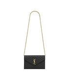 Saint Laurent Envelope wallet bag with YSL monogram - British product