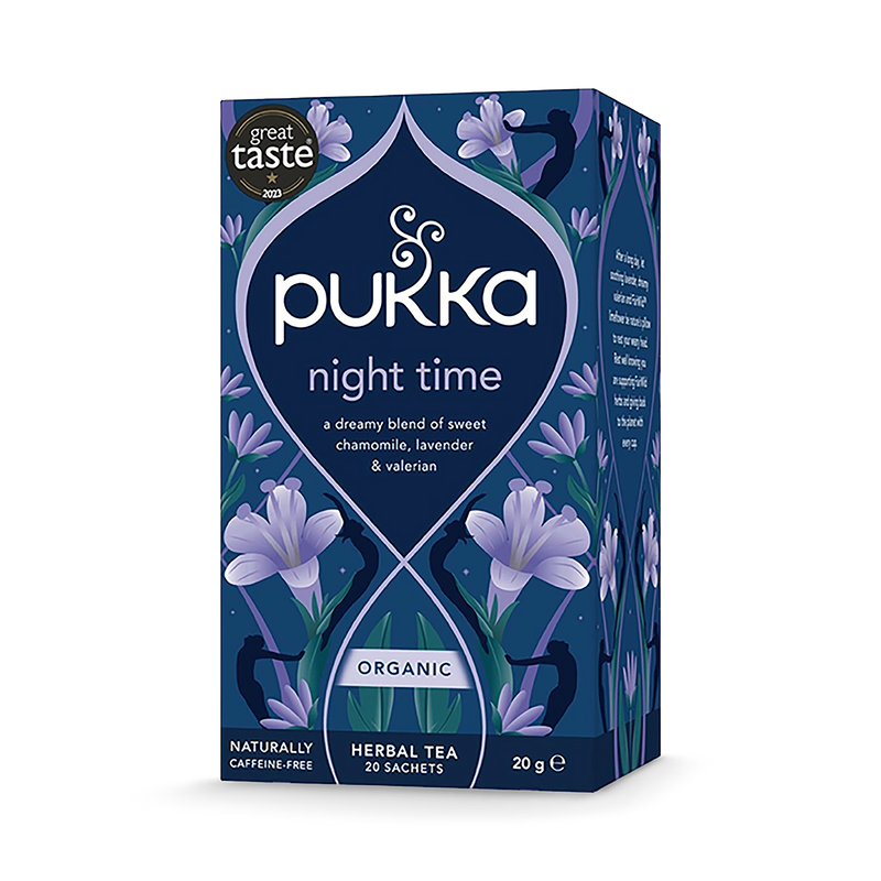 Pukka Night Time Herbal Tea 20 Tea Bags, imported from the UK