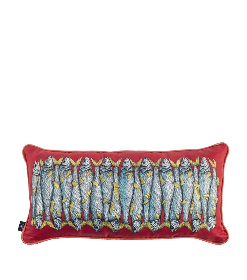 Fornasetti sardine cushion 45cm x 45cm - British product