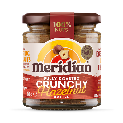 Holland & Barrett Meridian Natural Hazelnut Butter Whole Nut Spread 170g- Buy online at McGrocer