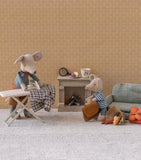 Maileg Grandad Mouse 16cm soft toy, imported from the UK