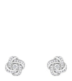 Boucheron Pivoine stud earrings white gold diamond - British product