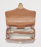Aspinal of London midi Mayfair top-handle bag in glossy leather - British product