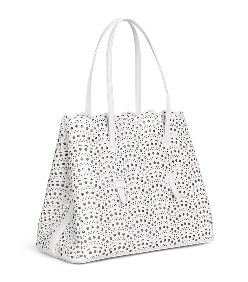 Alaïa Mina Vienne leather top handle bag, imported from the UK