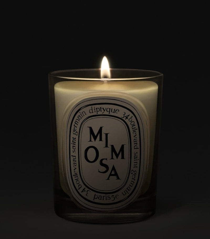 Diptyque mimosa scented candle 190g, UK version
