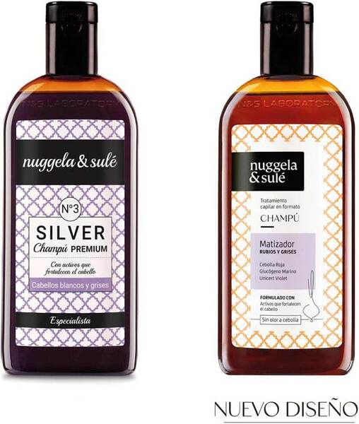 Nuggela & Sule toning shampoo for blonde and grey hair 250ml - British product