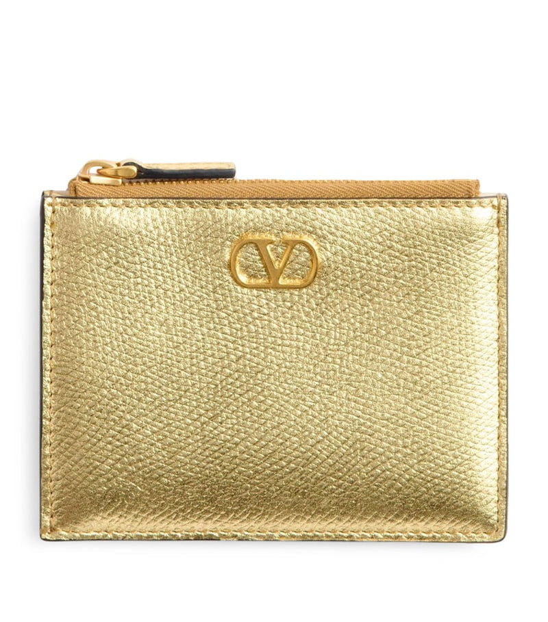 Valentino Garavani VLogo leather coin and card holder - British product