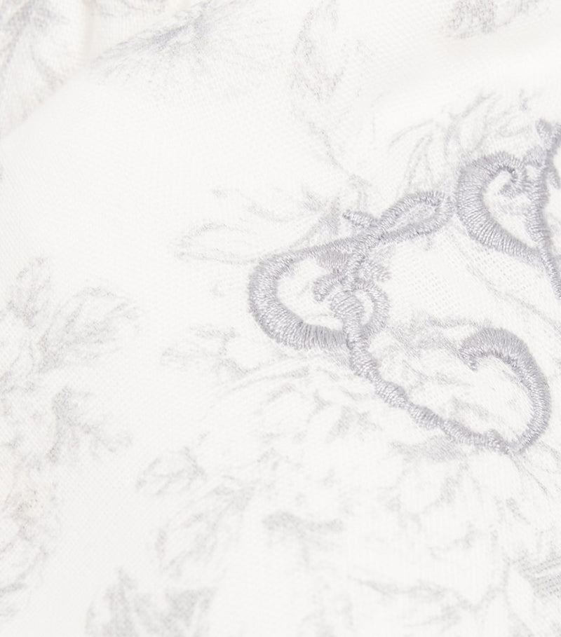 Tartine et Chocolat cotton Toile de Jouy bib, imported from the UK