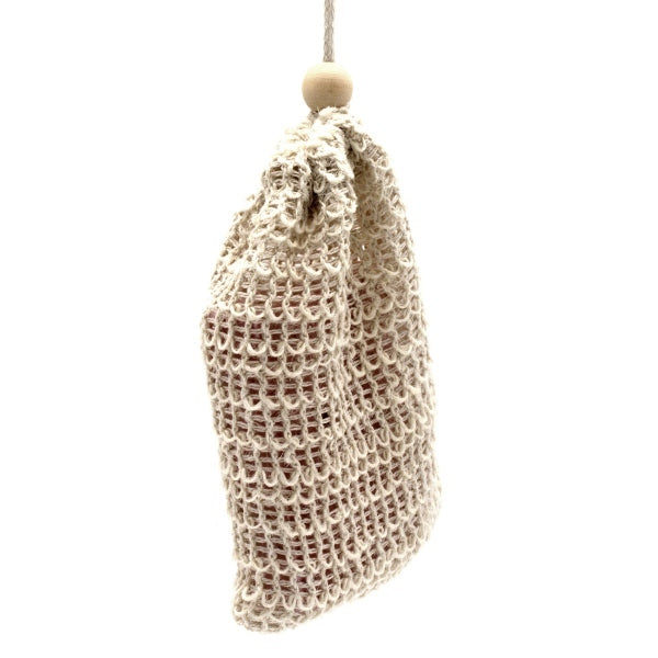 Sisal Jute Soap Bag for shower exfoliation (British brand)