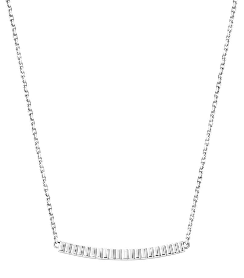 Boucheron Quatre Grosgrain pendant necklace 18kt white gold (British brand)