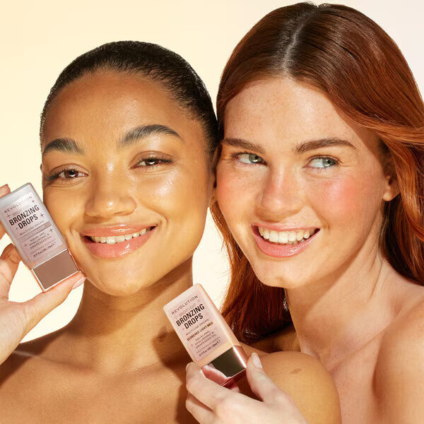 Revolution Blush Drops Pink Rosie, imported from the UK