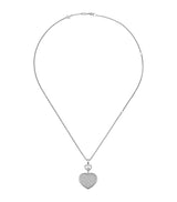 Harrods Chopard White Gold and Diamond Happy Hearts Pendant Necklace, 60cm- Buy online at McGrocer