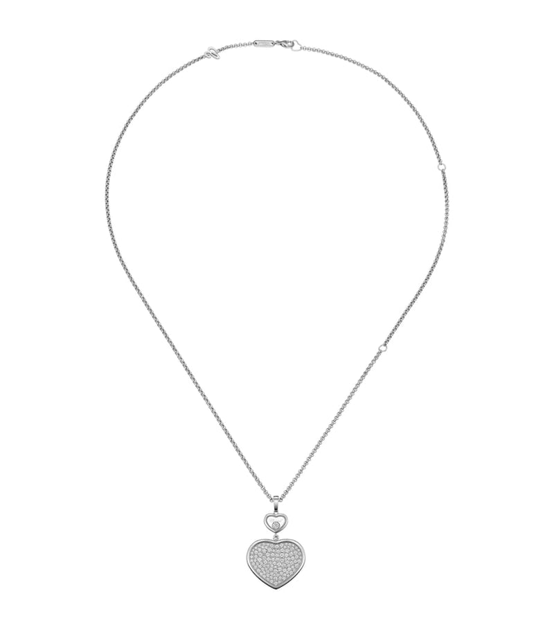 Chopard white gold diamond pendant - British product