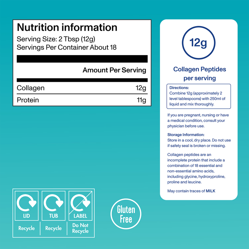 Vital Proteins marine collagen unflavoured powder 221g - British product