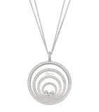 Chopard white gold diamond pendant necklace from Happy Spirit (British brand)