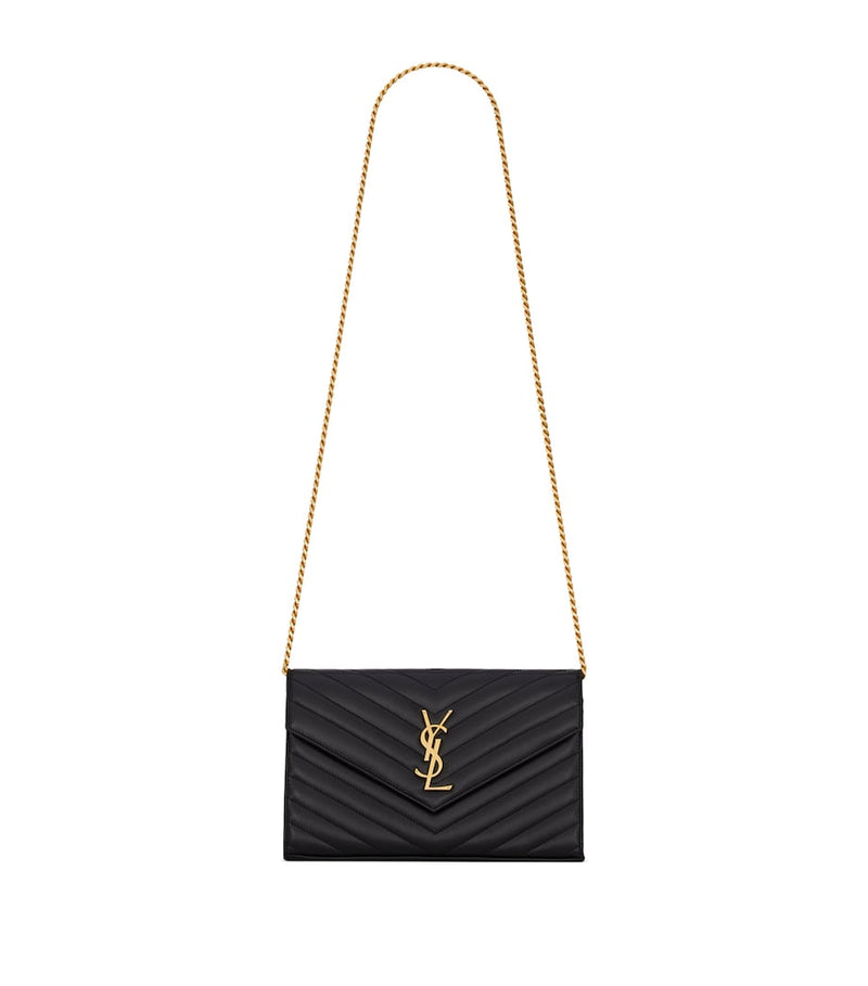 Saint Laurent Envelope wallet bag with YSL monogram - British product