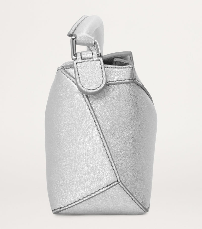 LOEWE Puzzle Edge mini leather bag, imported from the UK